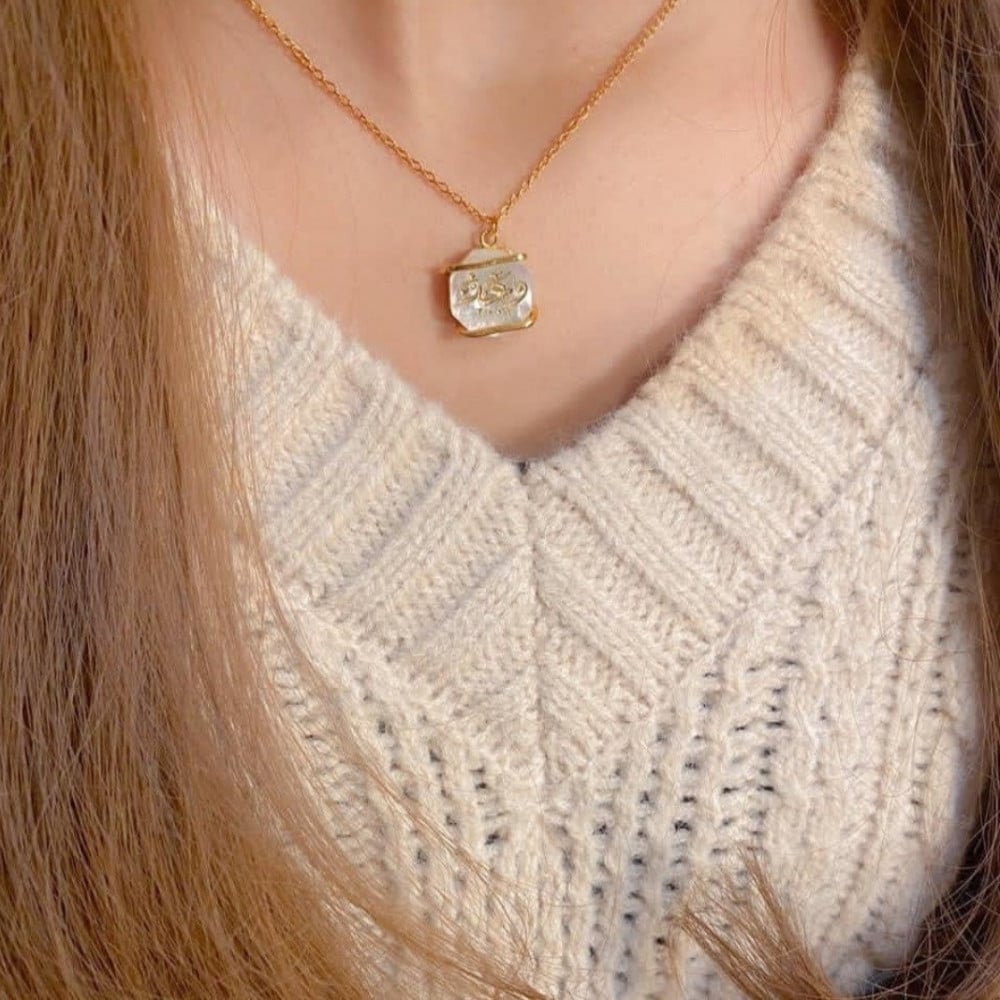 قلادة الصدف الإفريقي الفاخرة