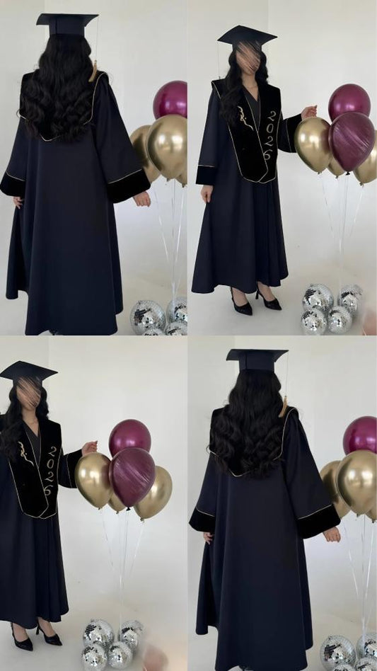 عباية تخرج بالاسم 2026 متجر احساس