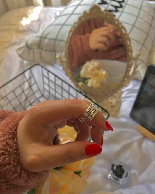 خاتم نسائي أنيق بالإسم