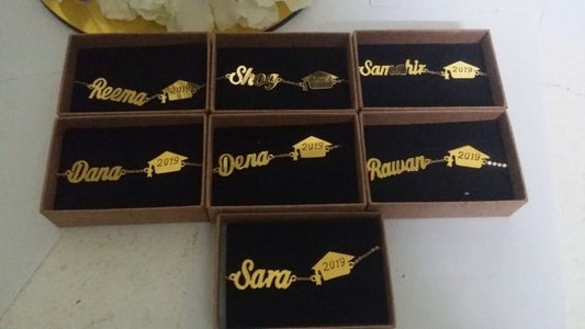 اساور تخرج مطلية بالذهب والفضة